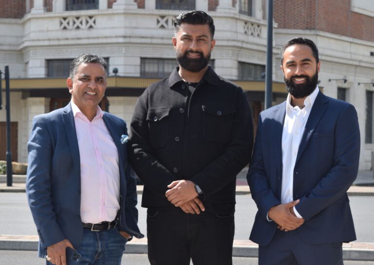 A portrait of 3 men